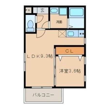 志賀本通駅 徒歩5分 2階の物件間取画像